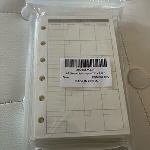 Weekly Planner Refill Pages